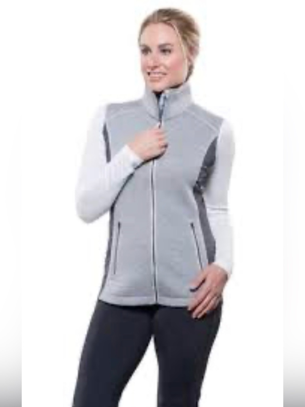Kuhl Womens Kestrel Vest Ash size Medium